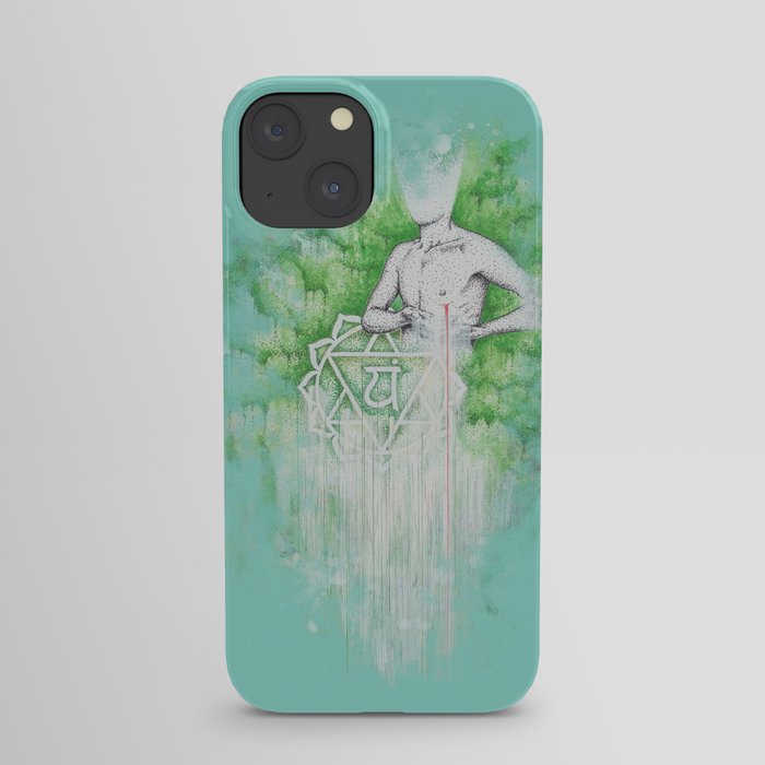 Love as Pain - Anahata in the heart iPhone Case