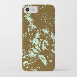 Mint and Brown Forest iPhone Case