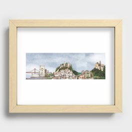 Lisboa landscape Recessed Framed Print