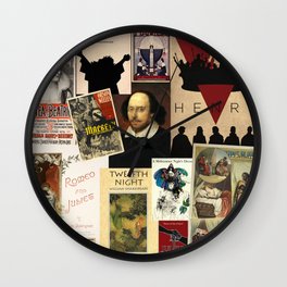Shakespeare Wall Clock