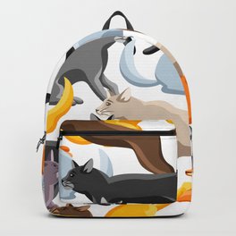 funny cats Backpack