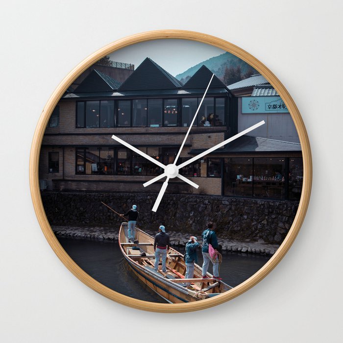 Fishing Boat in Japan Wall Clock