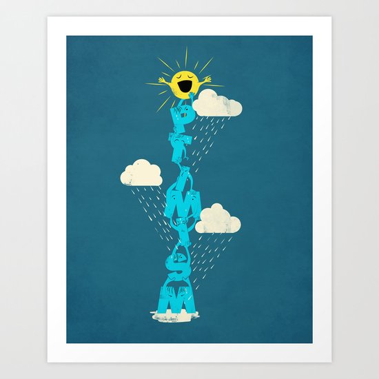 Yay for Optimism! Art Print