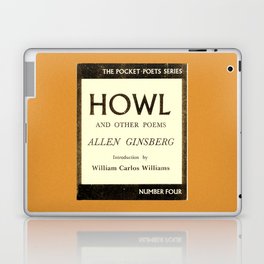 Allen Ginsberg Howl Poems | Literature Art Print  Laptop Skin