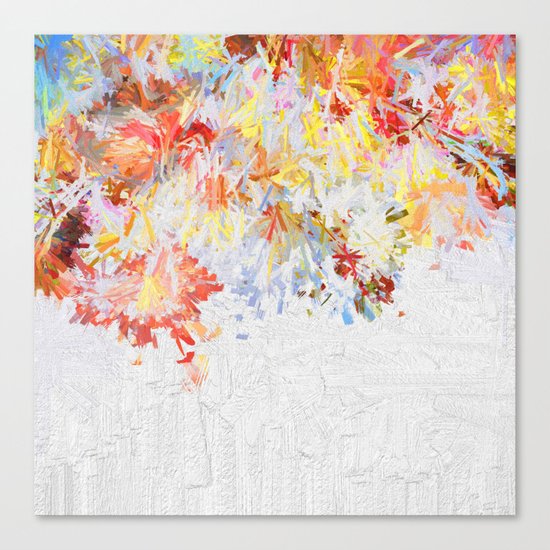Flower Rain Canvas Print