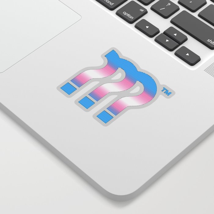 Mystery Files Trans Pride Logo Sticker