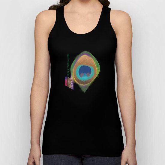 Color My World Green Unisex Tank Top