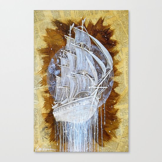 "Man-O-War III" Canvas Print