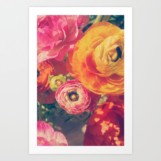 Ranunculus Art Print