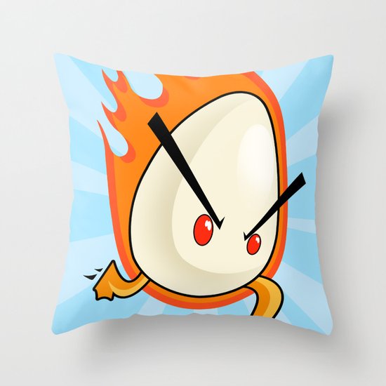 EggFury Throw Pillow