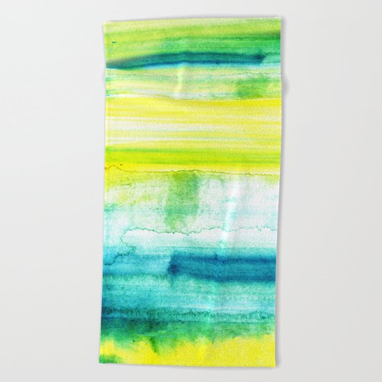 Swimming Upstream Beach Towel