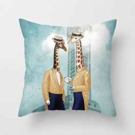 High society people Throw Pillow