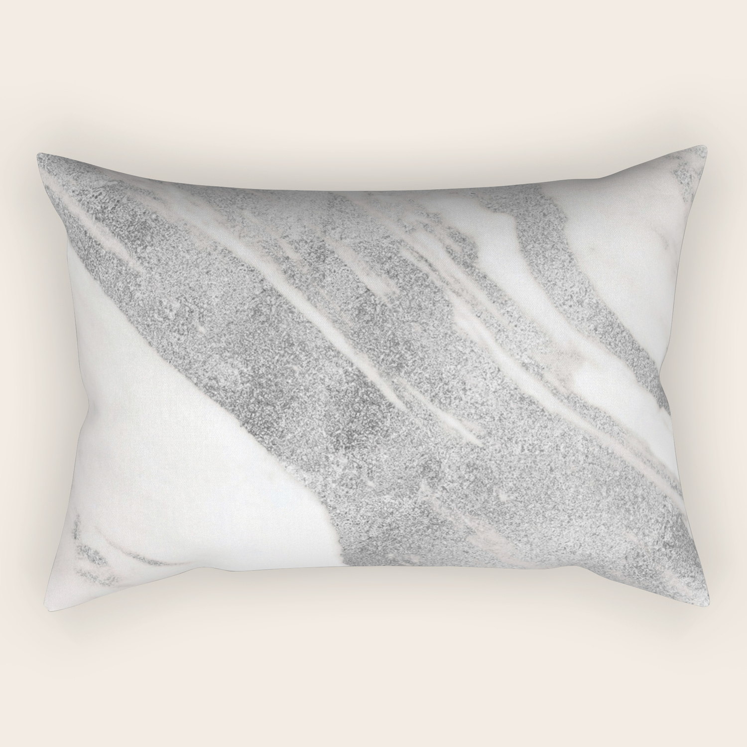white and silver pillows