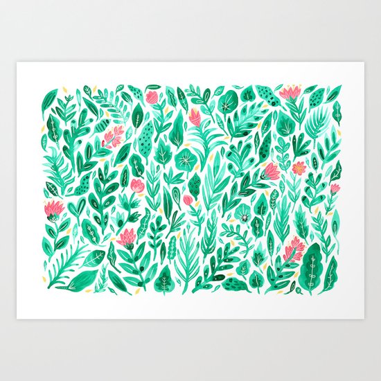 June Blooms Art Print
