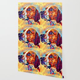 Fox Hound Wallpaper For Any Decor Style Society6 ❤ get the best foxhound wallpaper on wallpaperset. fox hound wallpaper for any decor style