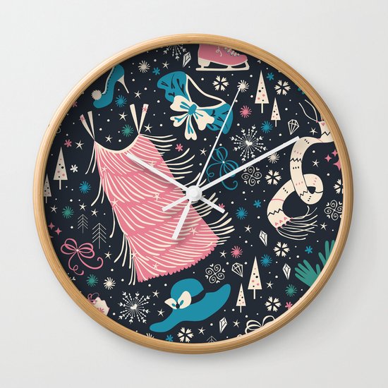 Frou Frou Wall Clock
