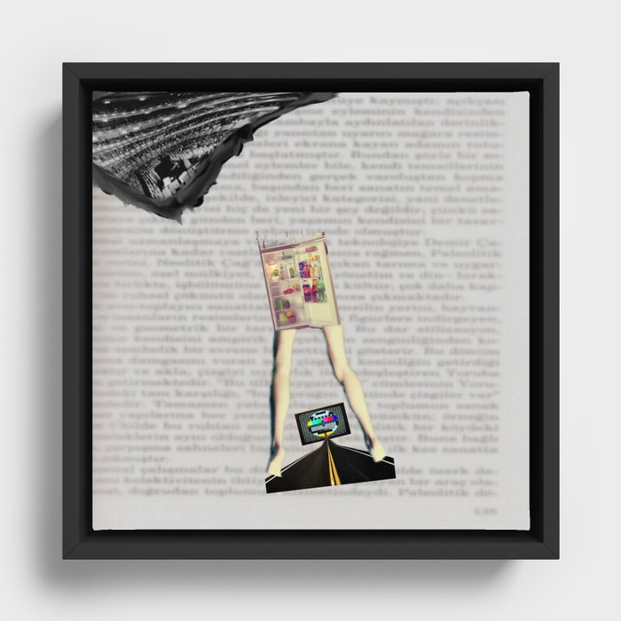 time worm Framed Canvas