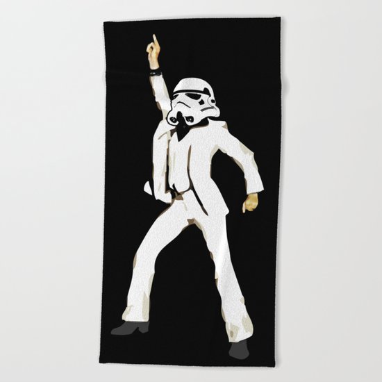 saturday night trooper _ star wars Beach Towel