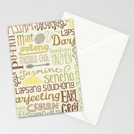 Teapography Stationery Cards