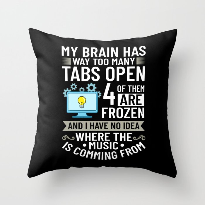 Software Development Engineer Developer Manager Throw Pillow