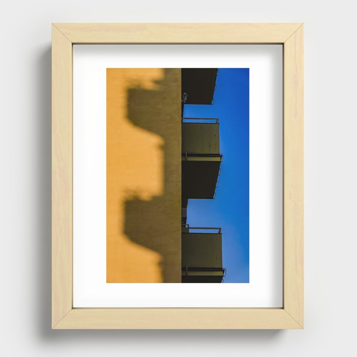 Balconies, Stockholm Recessed Framed Print
