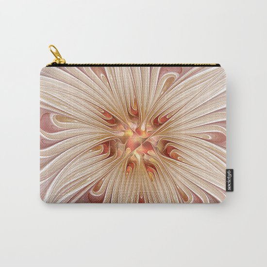 A floral Beauty, abstract Fractal Art Carry-All Pouch