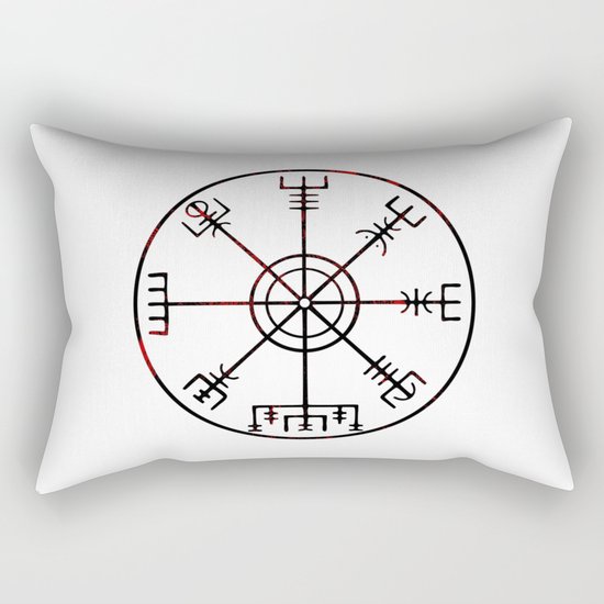 Vegvísir Rectangular Pillow