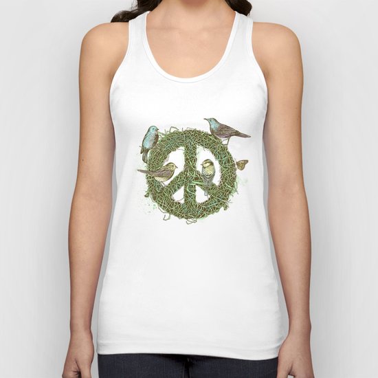 Peace Talks Unisex Tank Top