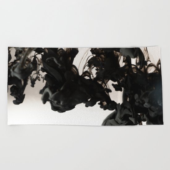 Ink Drop Beach Towel