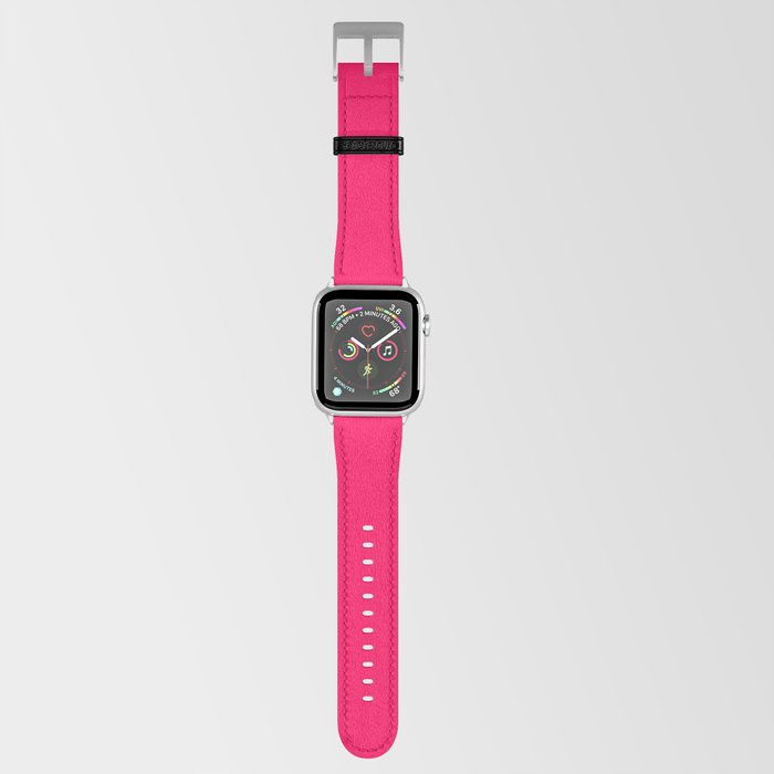 Monochrome pink 255-0-85 Apple Watch Band