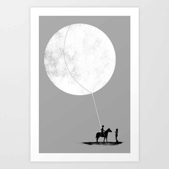 do you want the moon? Art Print
