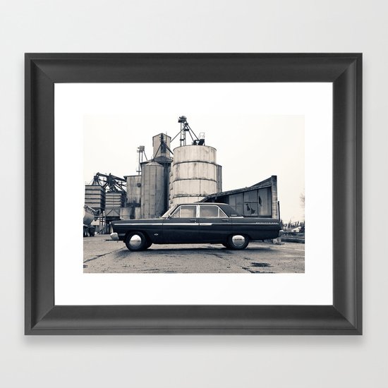 Industrial Fairlane Framed Art Print