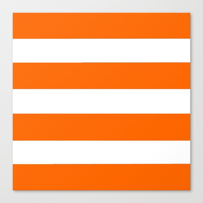 Mariniere marinière Orange Canvas Print