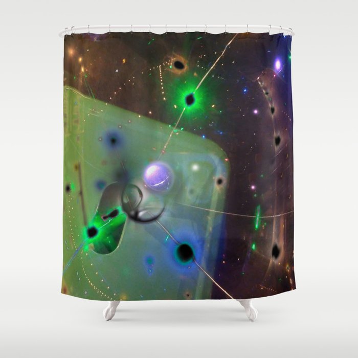 Sci-Fi Outer Space Design Shower Curtain