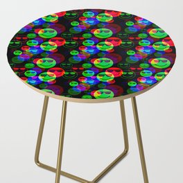 RGB Shaded Smile Glitch Side Table