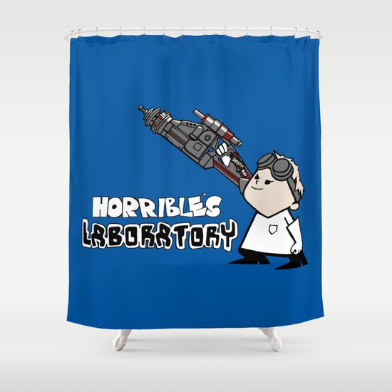 Horrible's Laboratory Shower Curtain