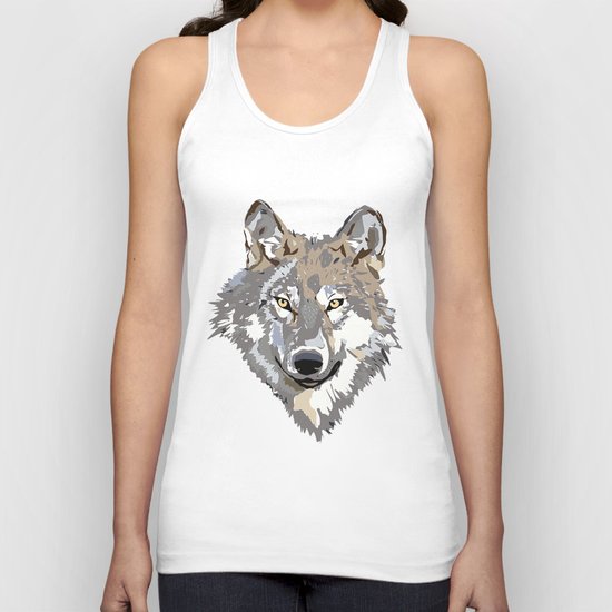 Wolf Face Unisex Tank Top