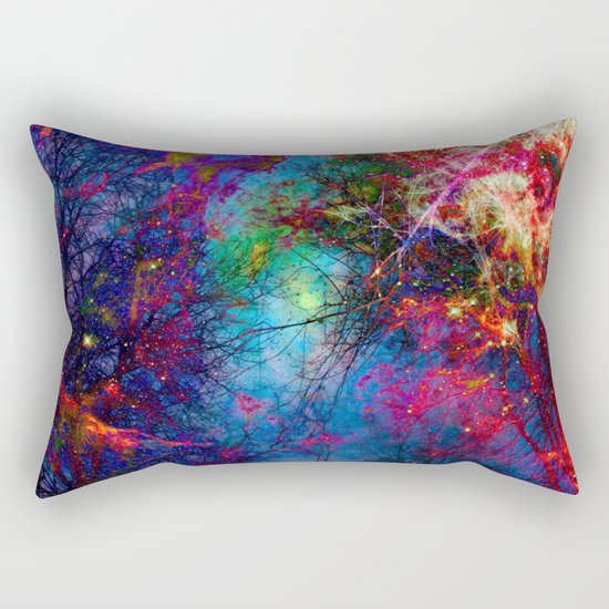 Colorful fiber Rectangular Pillow