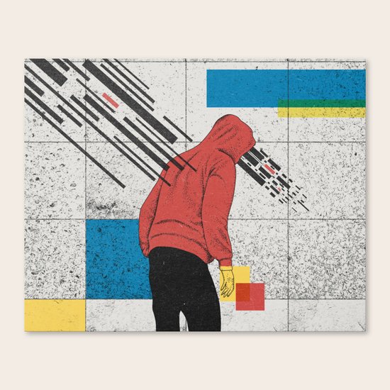 Discharge Canvas Print