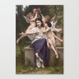 A Dream of Spring - William-Adolphe Bouguereau Canvas Print