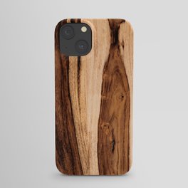 Sheesham Wood Grain Texture, Close Up iPhone Case