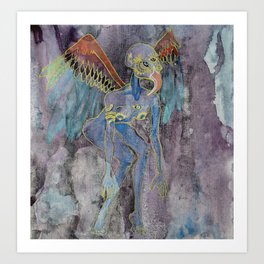 Ascension into Angels Art Print