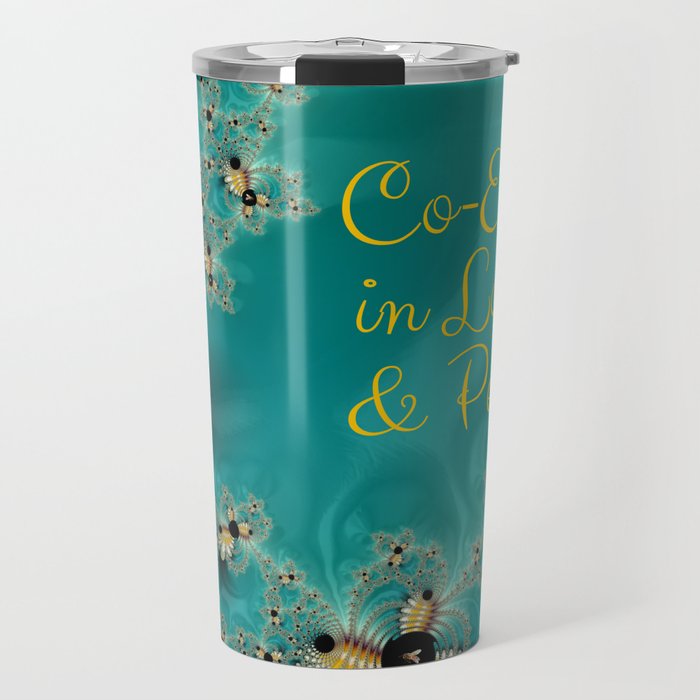 Co Exist in Love & Peace Travel Mug