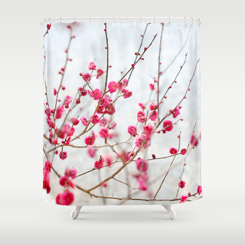 Beautiful Cherry Blossoms At The Imperial Palace In Kyoto Japan Shower Curtain