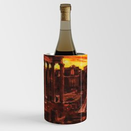 Rome Imperial Fora at sunset Wine Chiller