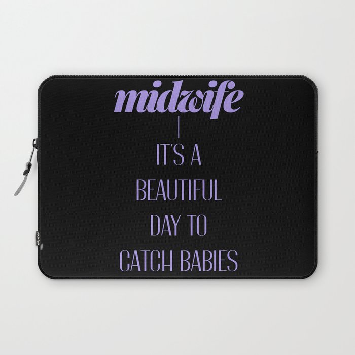 Funny Midwife Laptop Sleeve