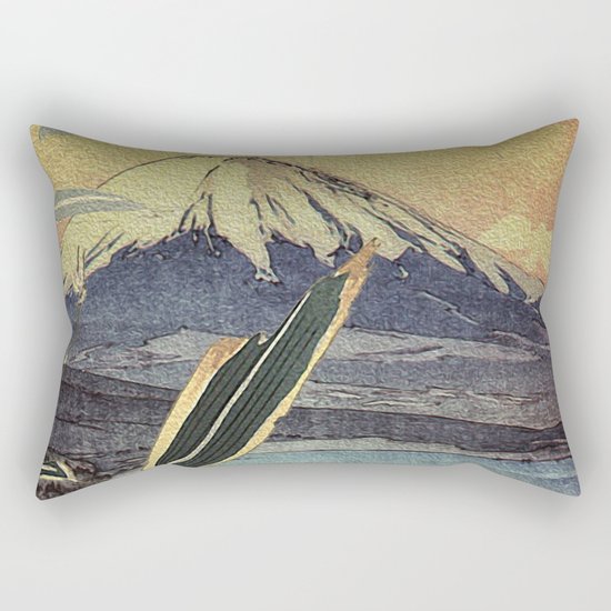 Arriving at Yiensen Bay Rectangular Pillow