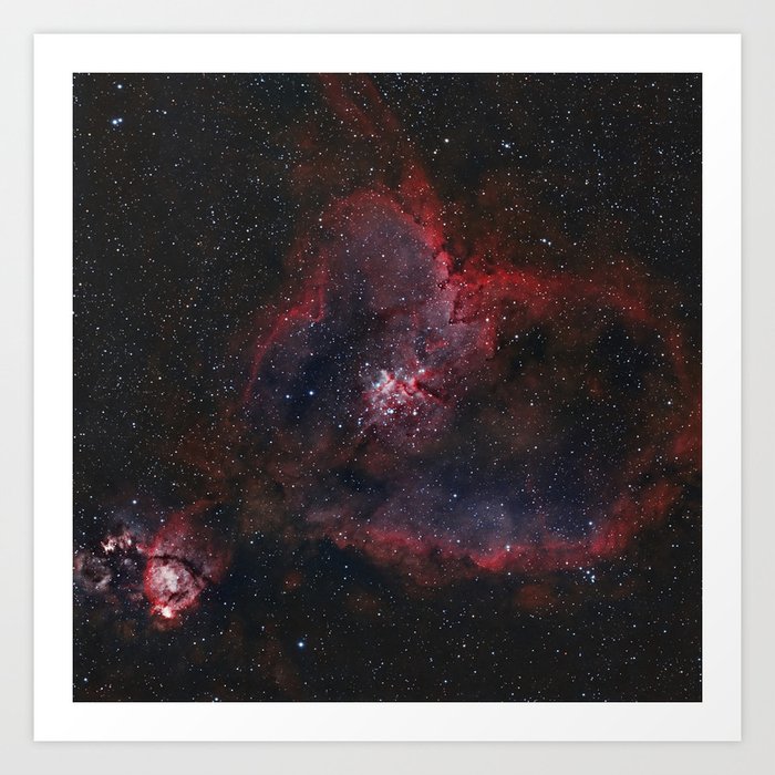 Heart Nebula Art Print