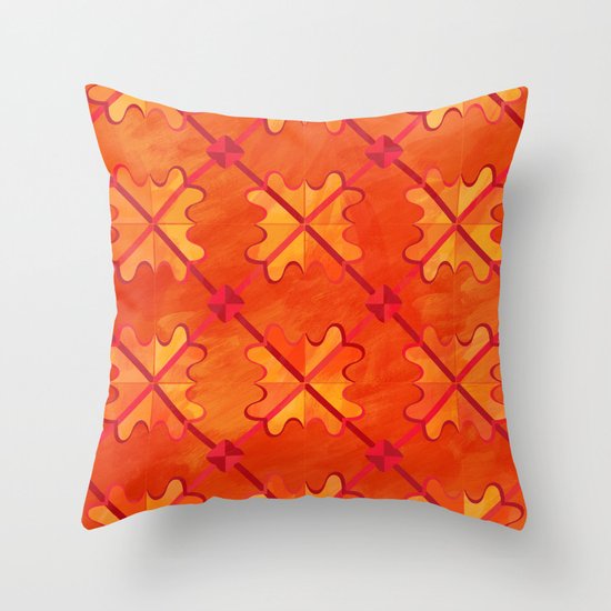 Sagittarius pattern Throw Pillow