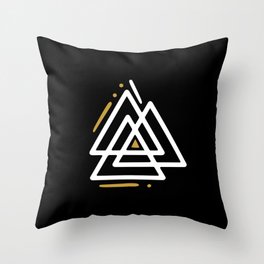 Viking symbol Throw Pillow